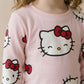 Hello Kitty Girls Full Sleeves Pajama Set - Pink
