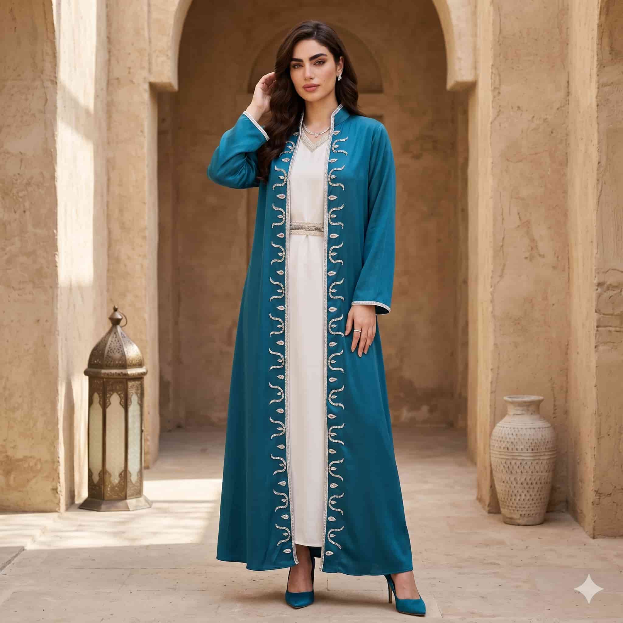 Teal Aura Women Darra - Teal