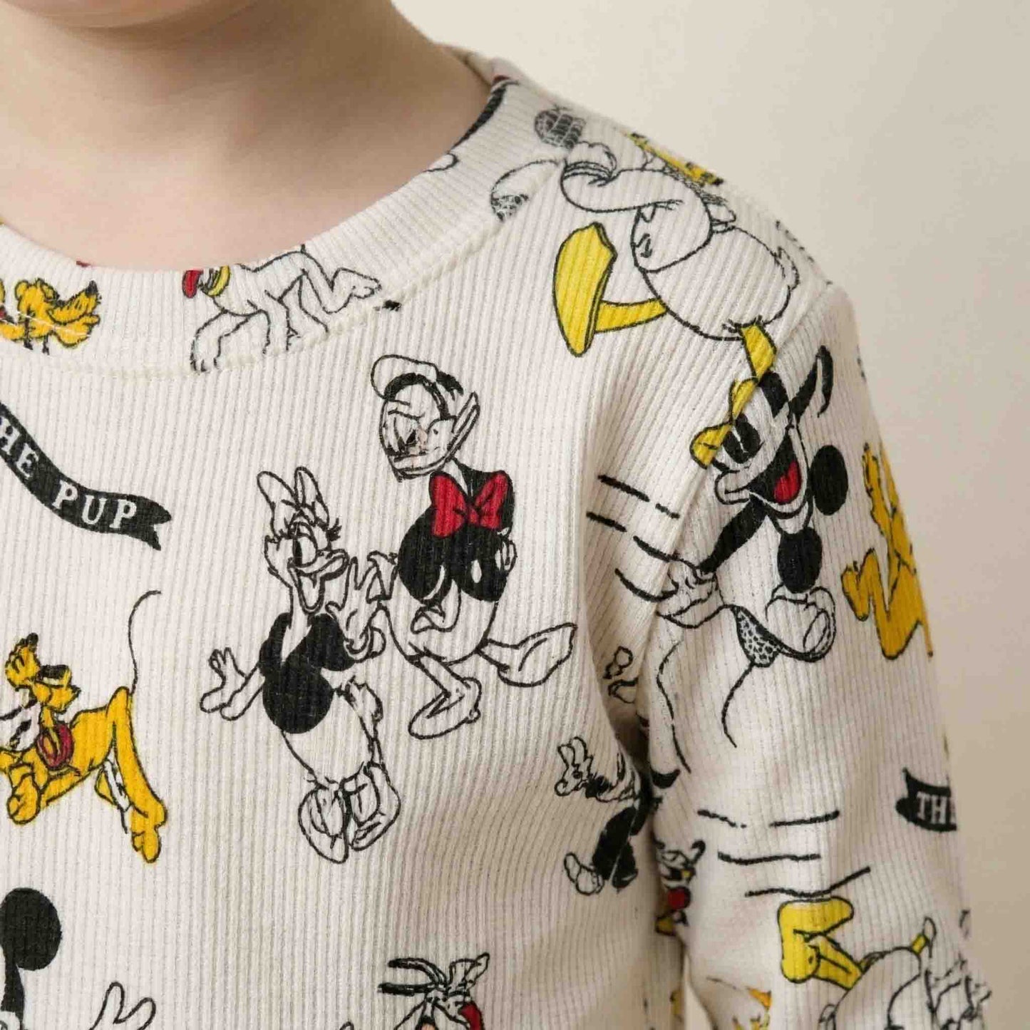 The Pup Boys Full Sleeves Pajama Set - White