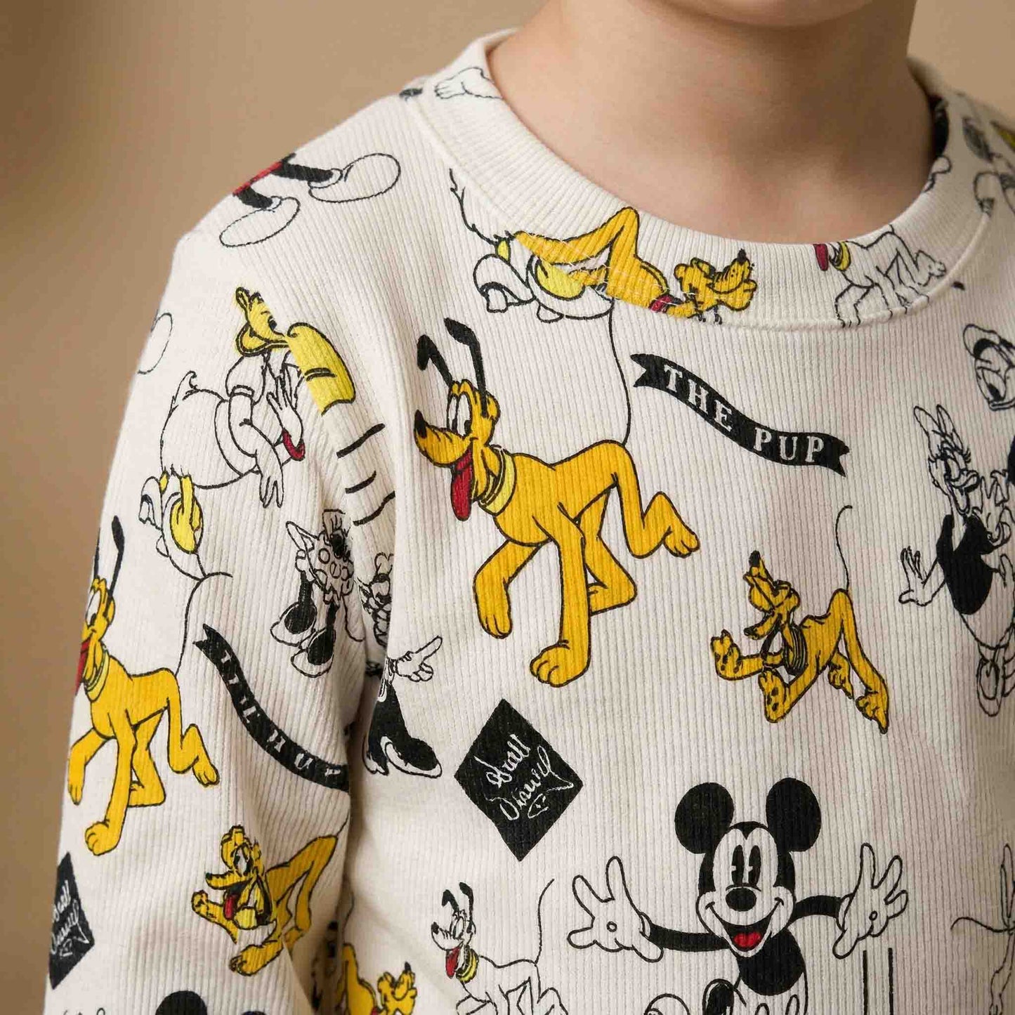 The Pup Boys Full Sleeves Pajama Set - White