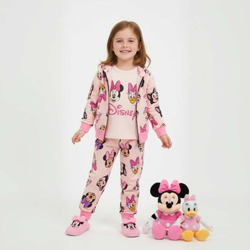 Minnie Daisy 3pc Girl Training Suit Set- Pink