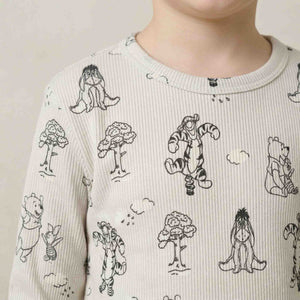 Winnie the Pooh & Friends Boys Full Sleeves Pajama Set - White