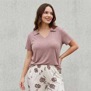 Dandelion Women Pajama Set - Brown