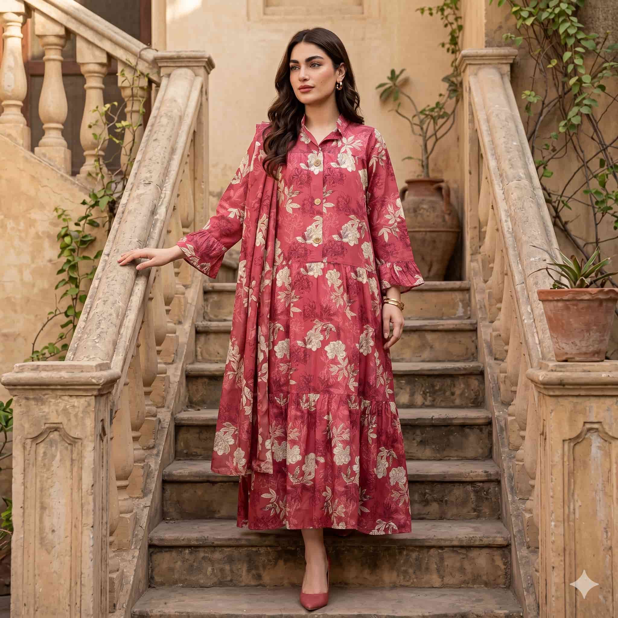 Roseate Bloom Women Darra - Rose