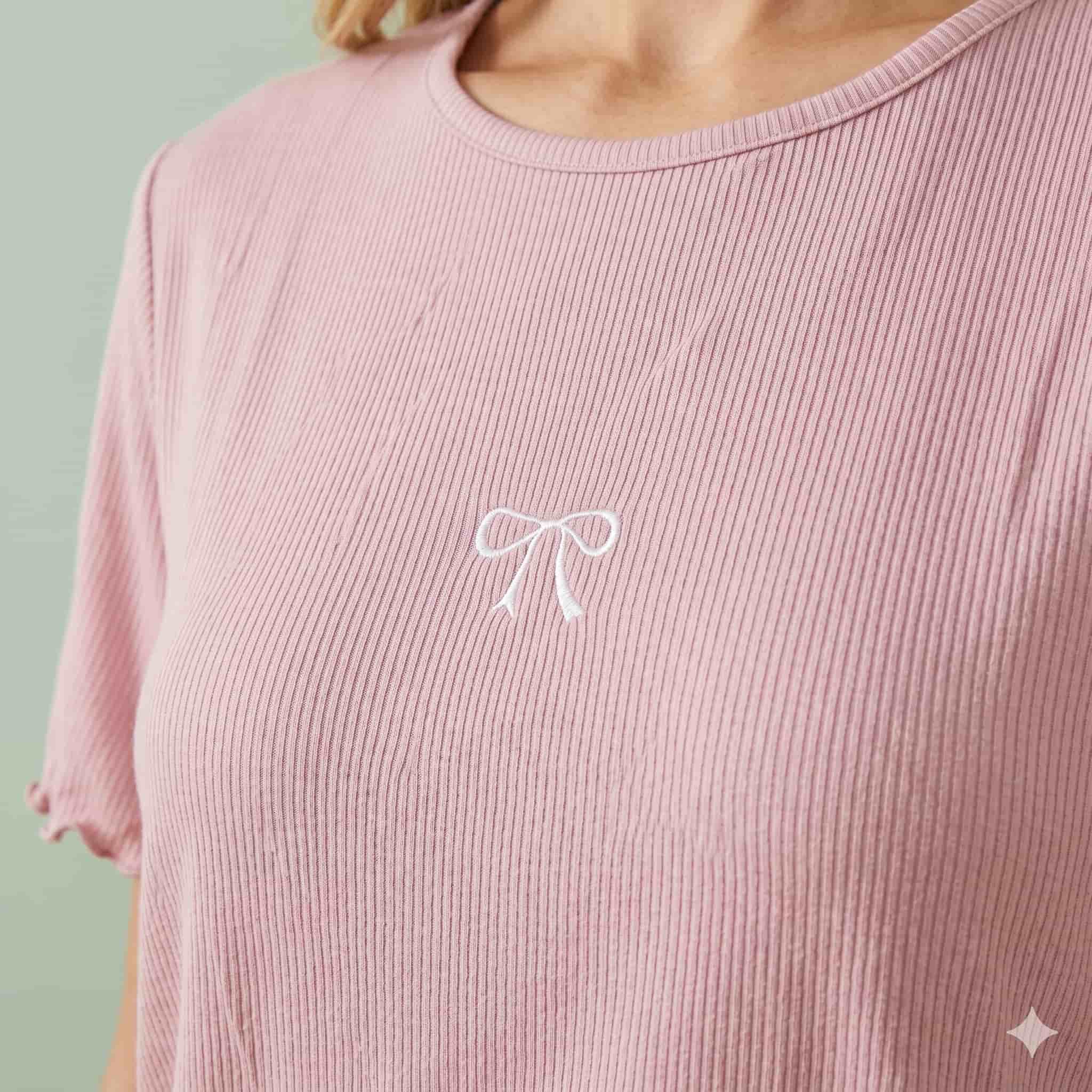 Blush Whisper Women Half Sleeves Pajama Set - Pink