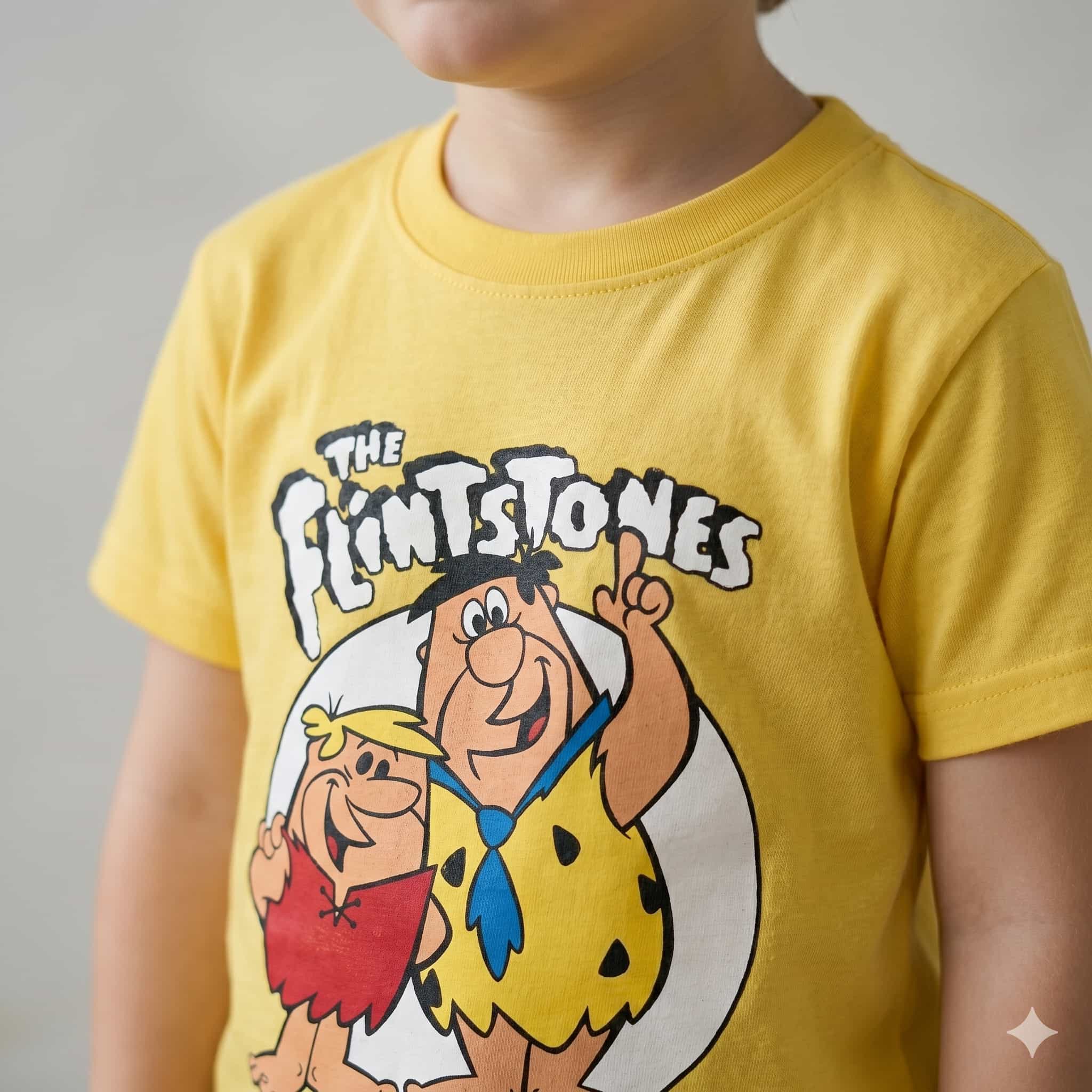 Stone Buddies Boys Half Sleeves Short Set - Yellow