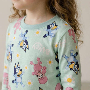 Bluey Girls Disney Pajama Set - Blue