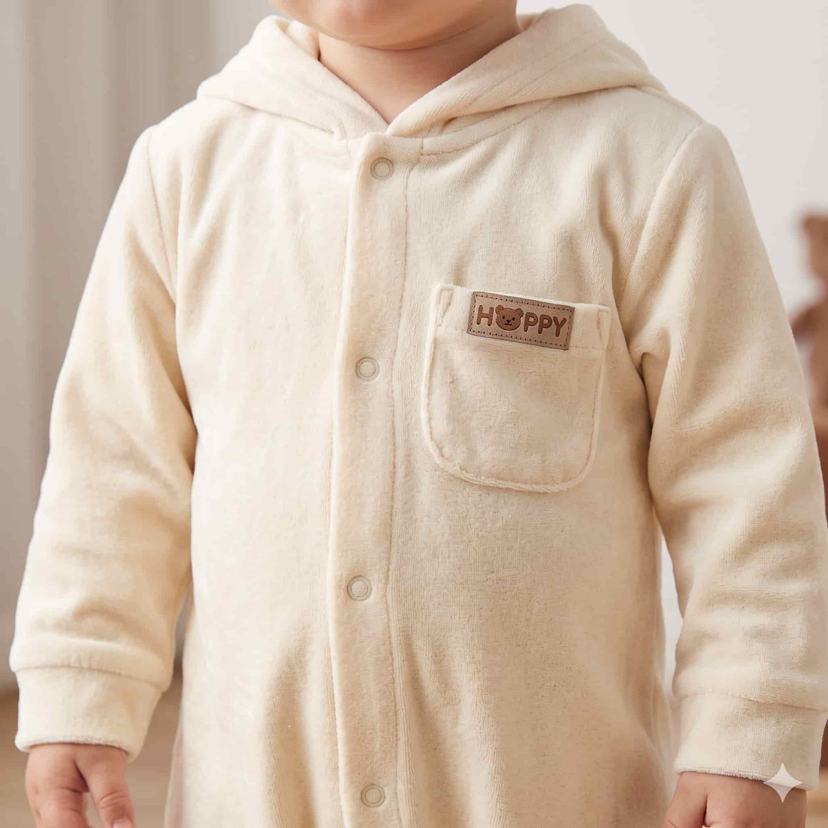 Teddy Bliss Baby Boys Winter Full Sleeves Pajama Set – Cream White