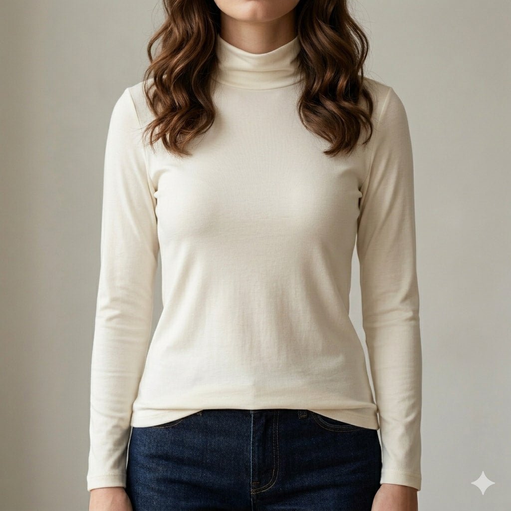 Ivory Muse Women Full Sleeves Top - White