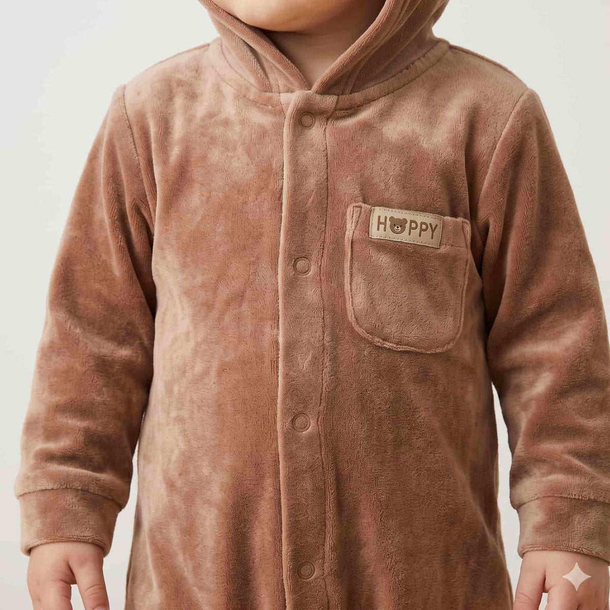 Teddy Hugs Baby Boys Winter Full Sleeves Pajama Set – Mocha Brown