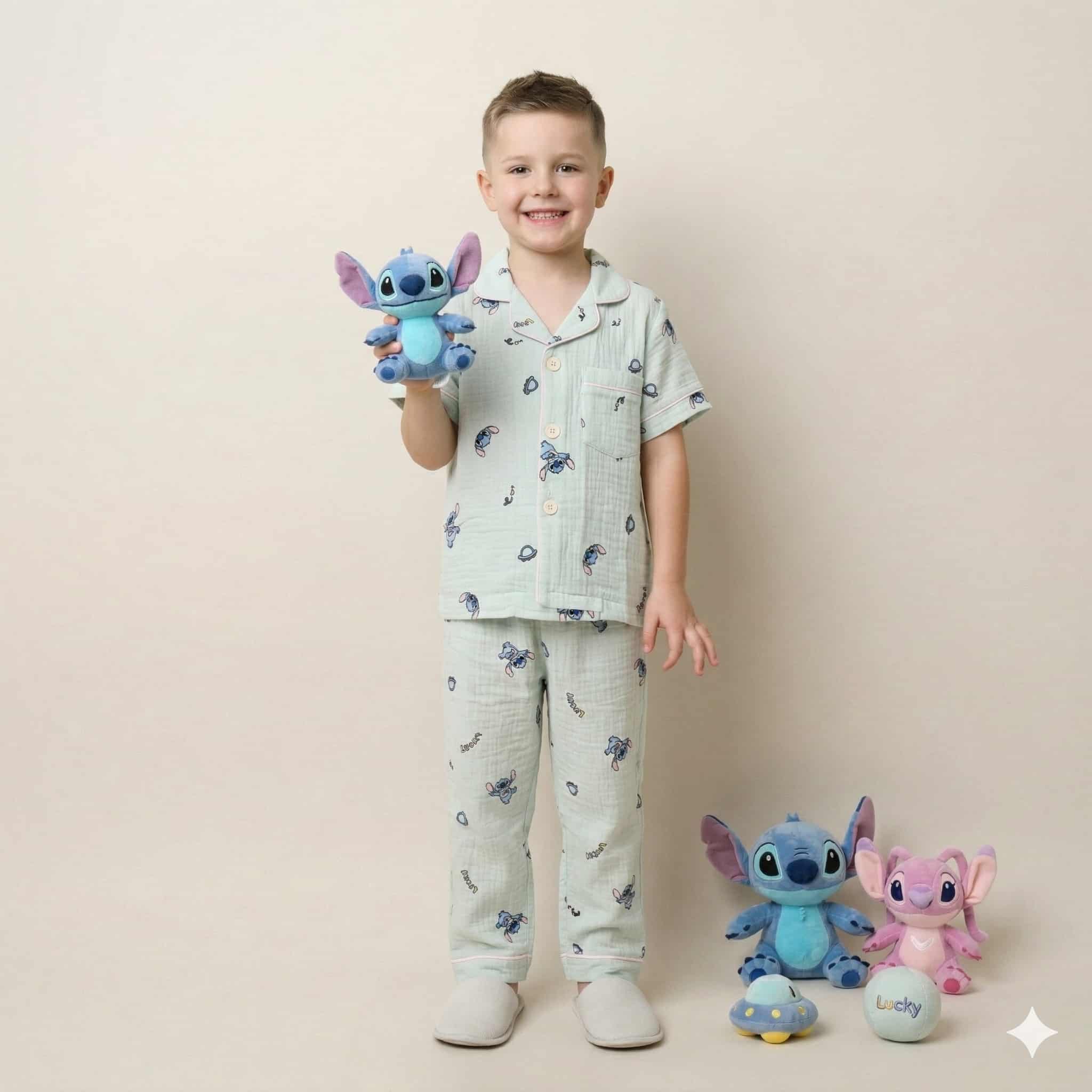 Snitch Boys Half Sleeves Pajama Set- Blue