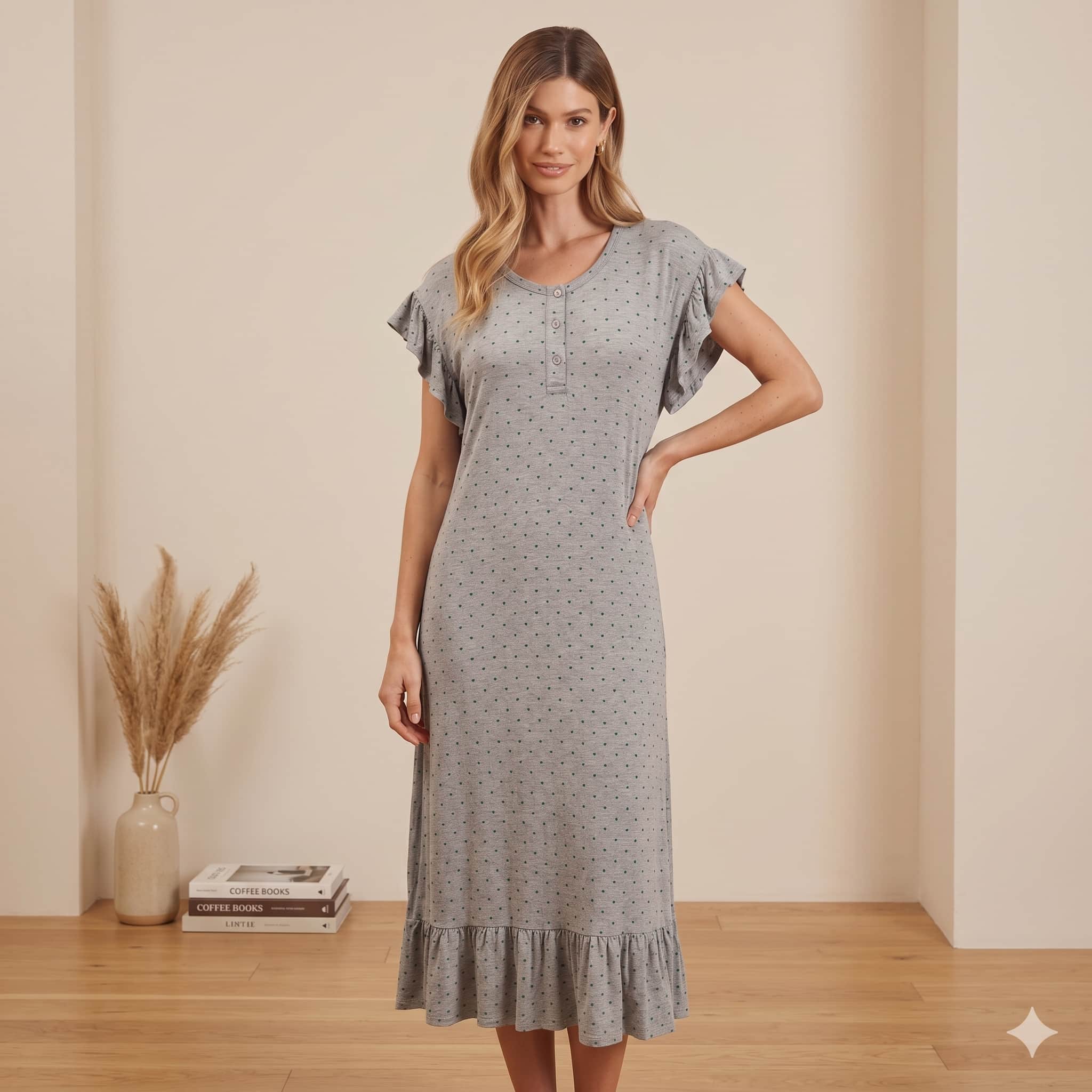 Heart Whisper Women Midi - Grey