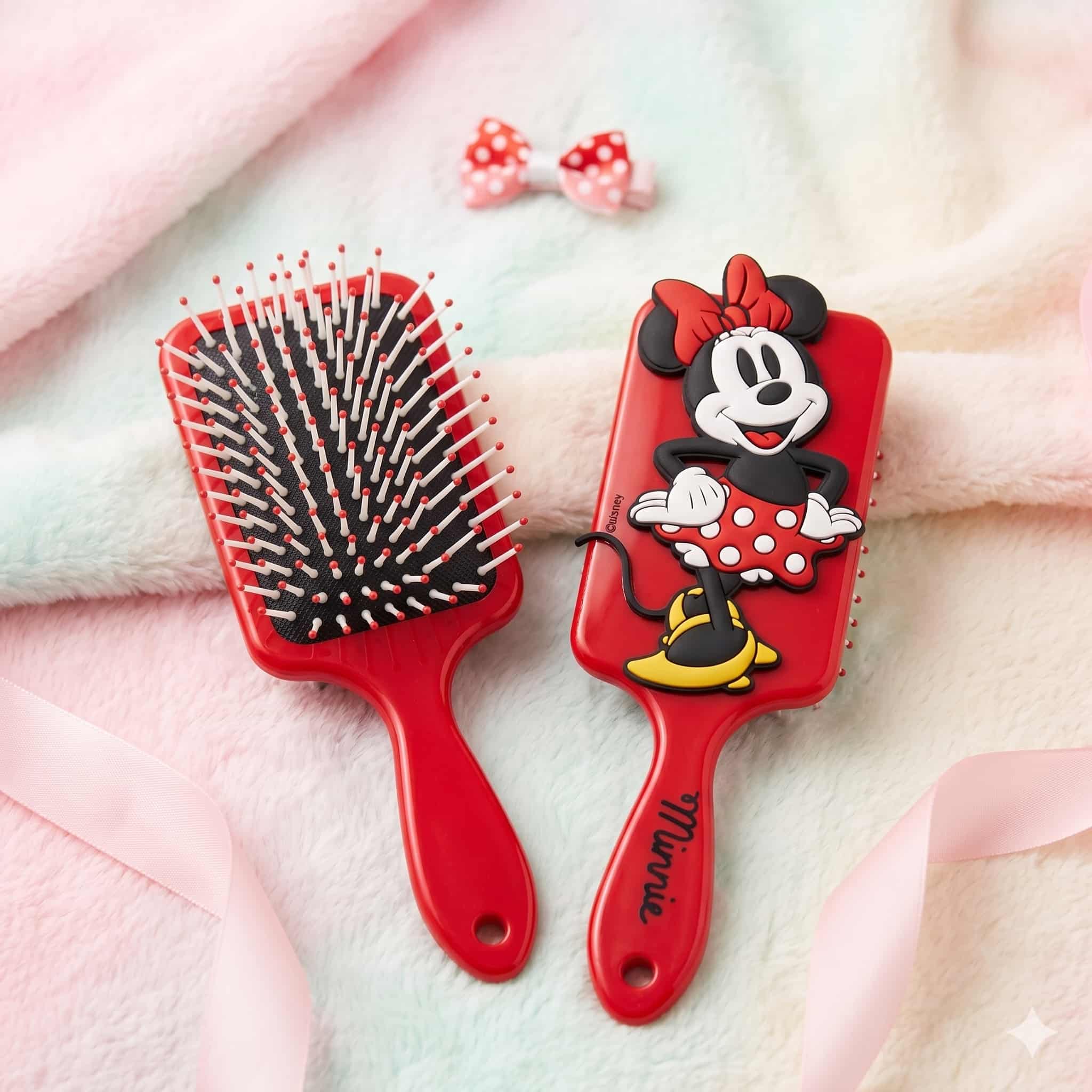 Minnie Mouse Hair Brush - Red