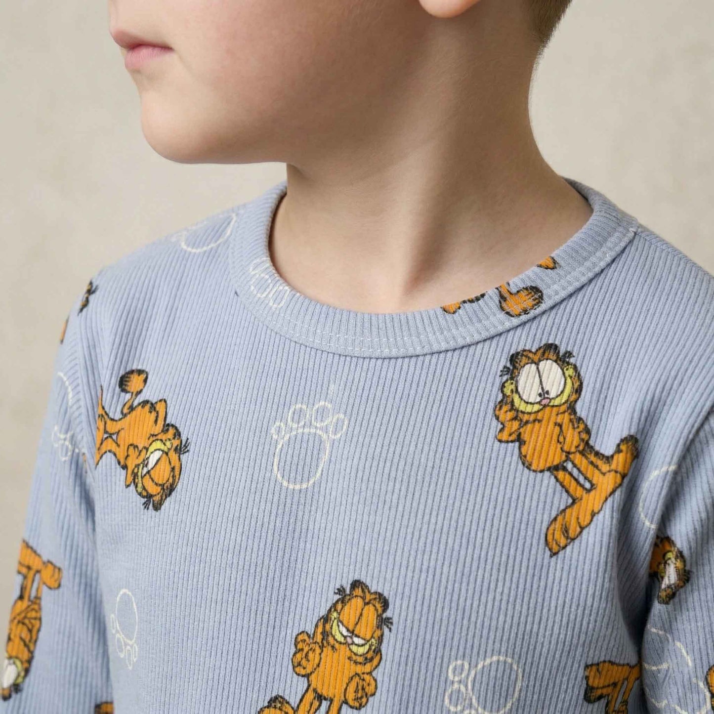 Garfield Boys Full Sleeves Pajama Set - Blue
