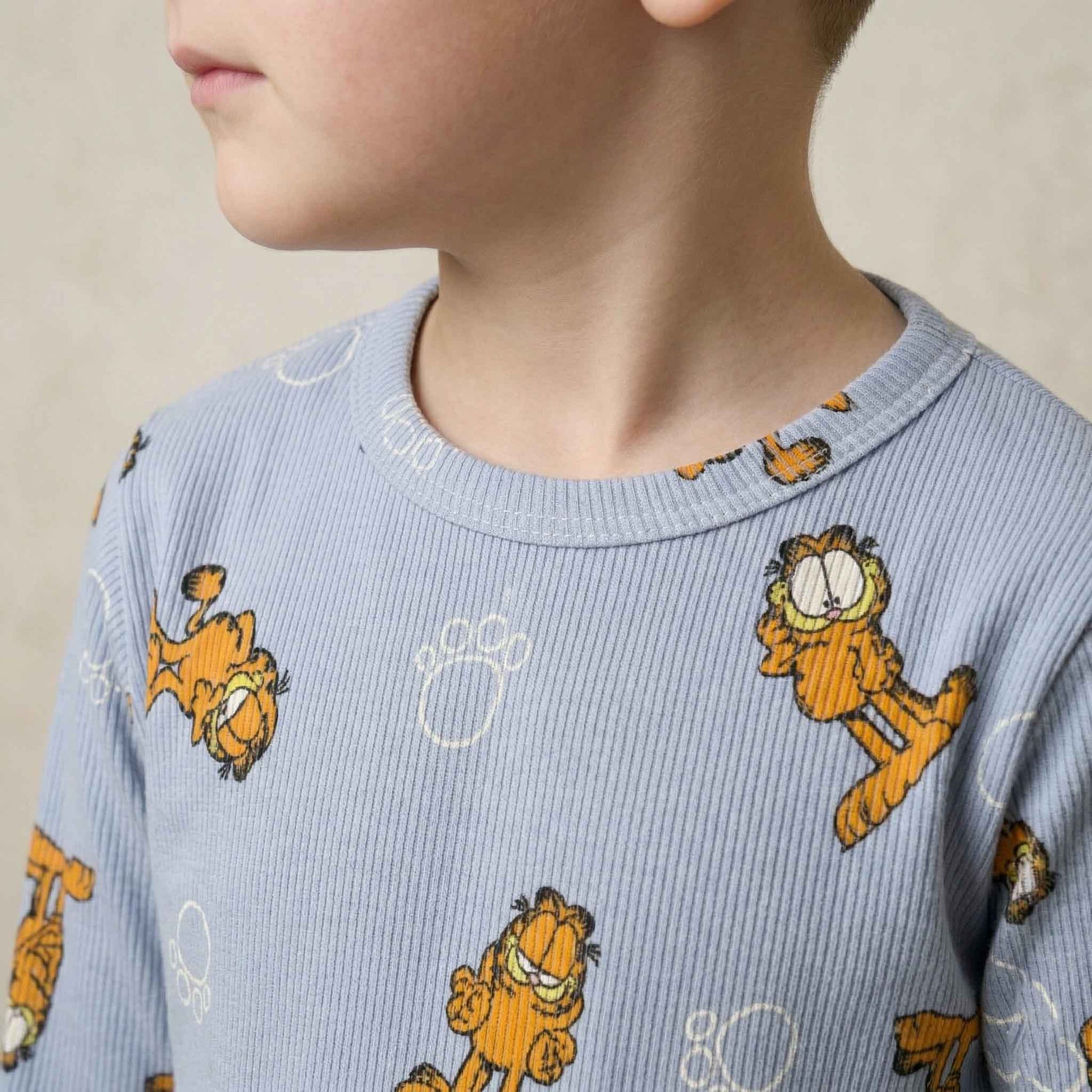 Garfield Boys Full Sleeves Pajama Set - Blue