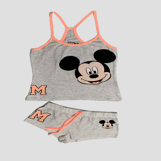 Minnie Women Short Set - Grey