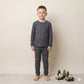 Construction Crew Boy Pajama Set- Dark Grey