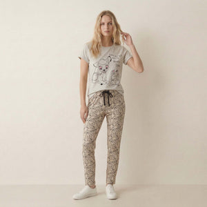 Happy Today Women Pajama et - Grey