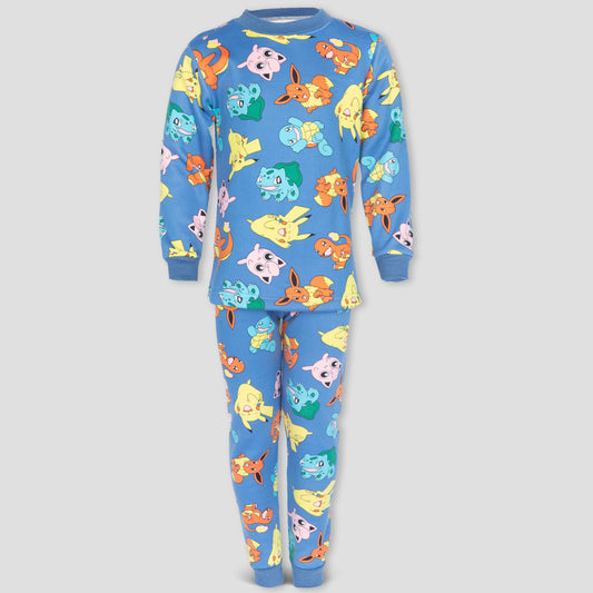 Pikachu Boys Fleece Pajama Set - Blue