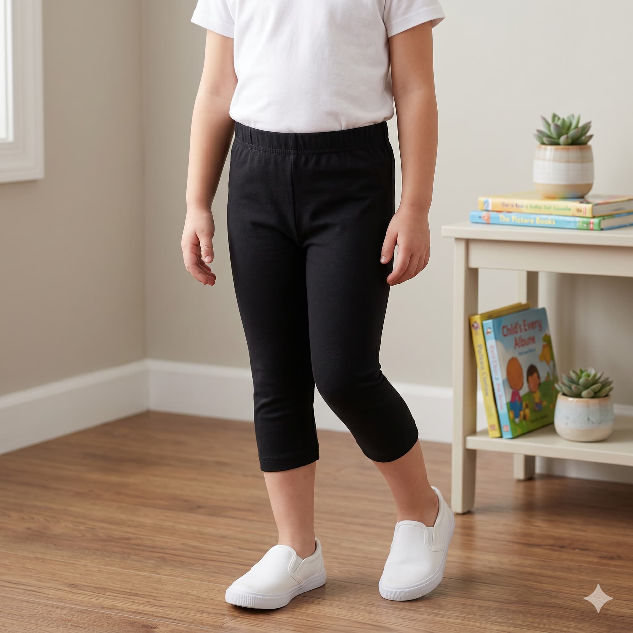 Active Flex Girls Bermuda - Black