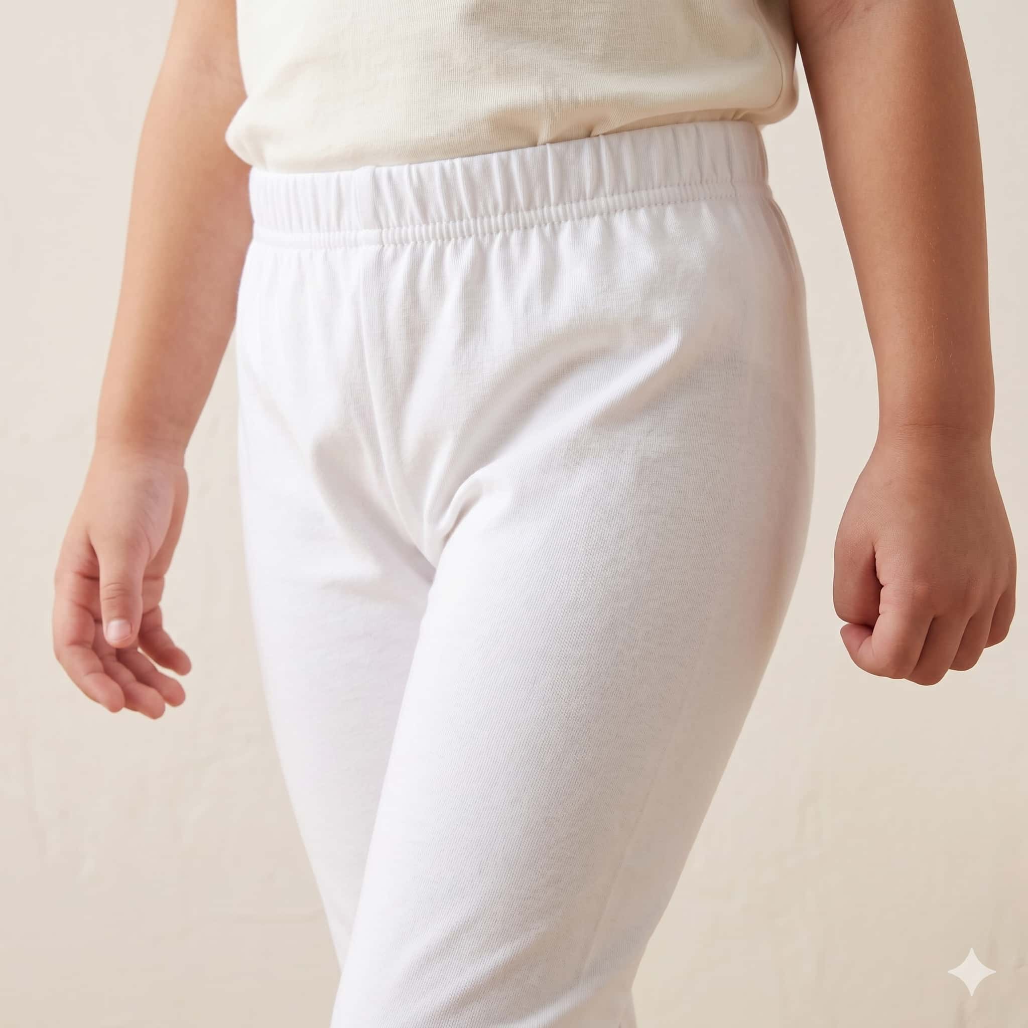 Cloud Soft Girls Bermuda - White