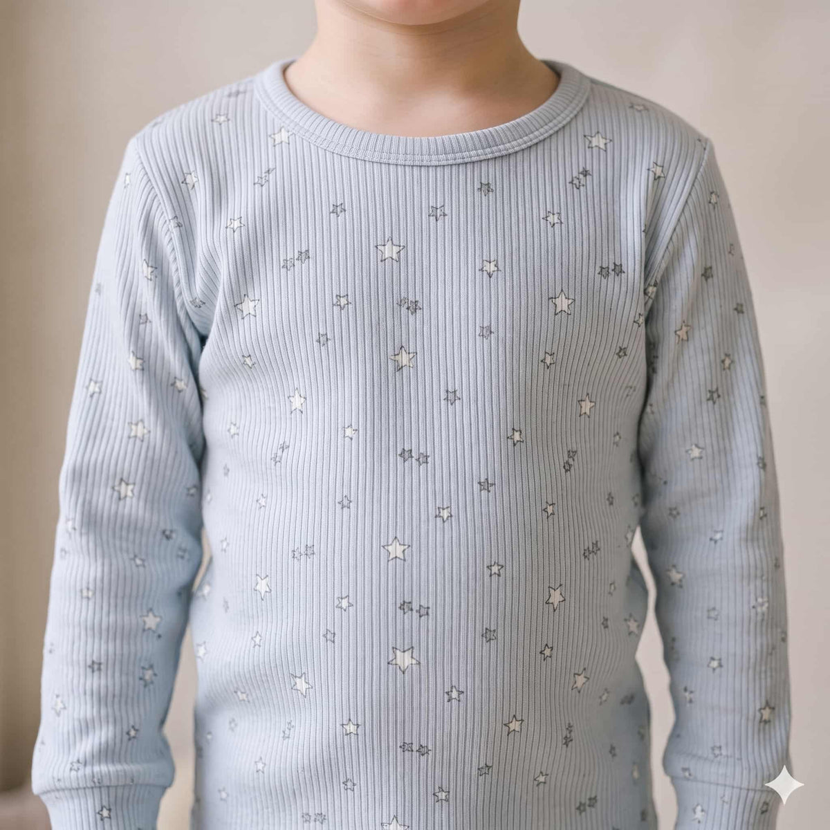 Starry Dreams Boys Full Sleeves Pajama Set – Powder Blue