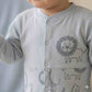 Doodle Lion Baby Boy Set - Blue
