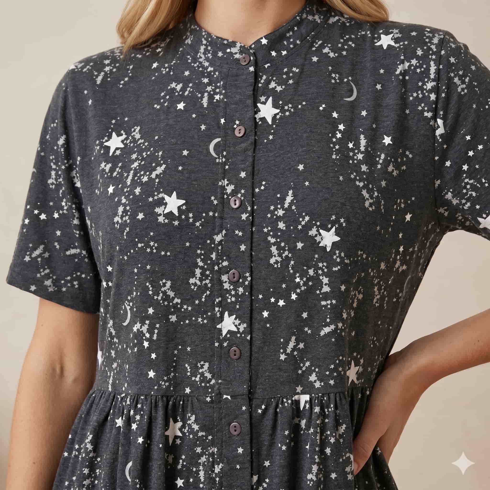 Starry Nights Women Midi - Black