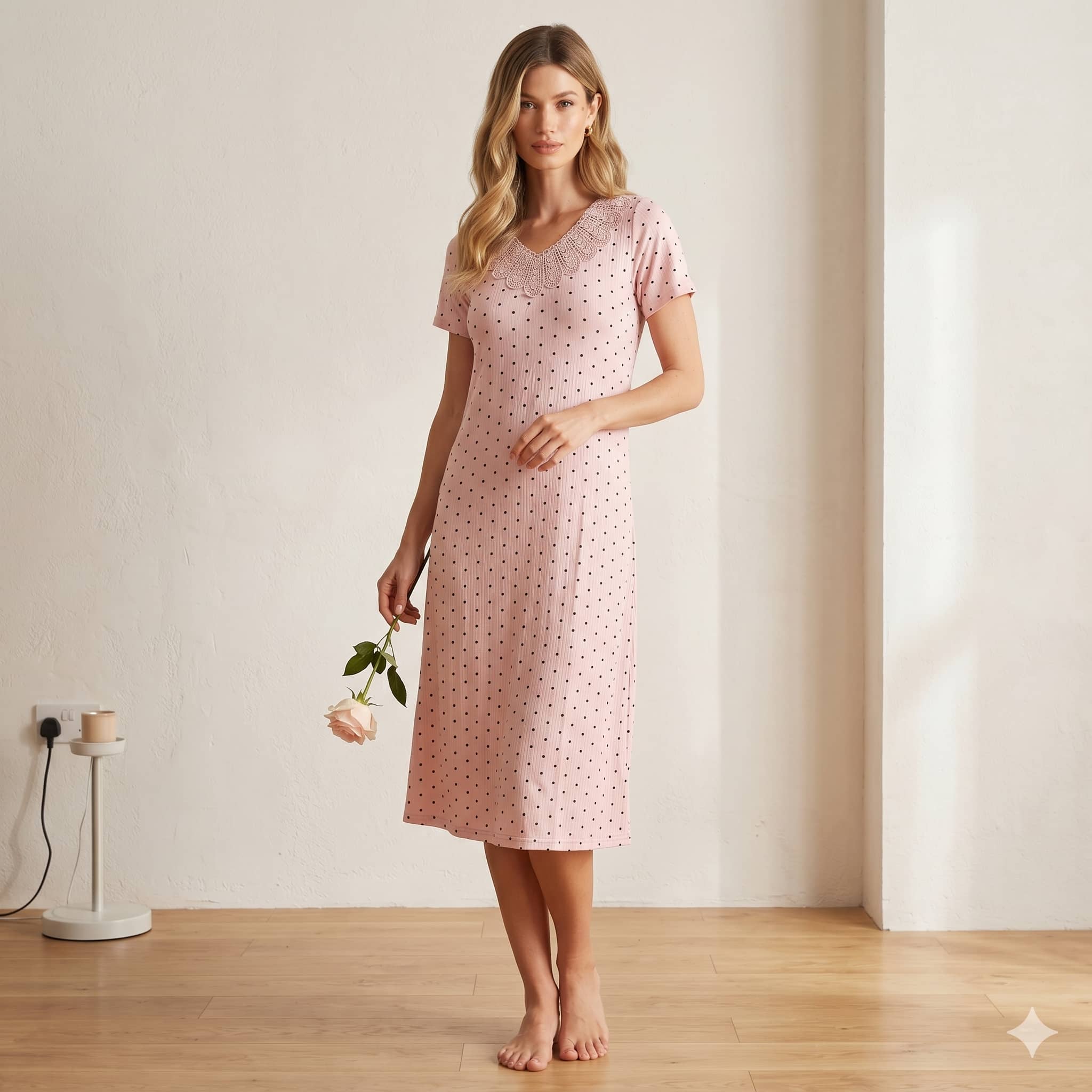 Rosé Charm Women Midi - Pink