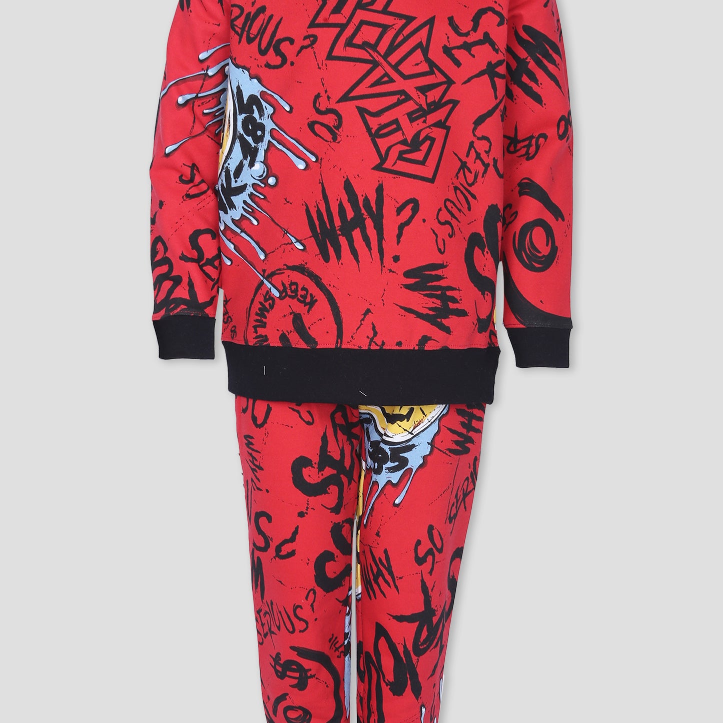 Chaos Boys Fleece Training Suit - Red