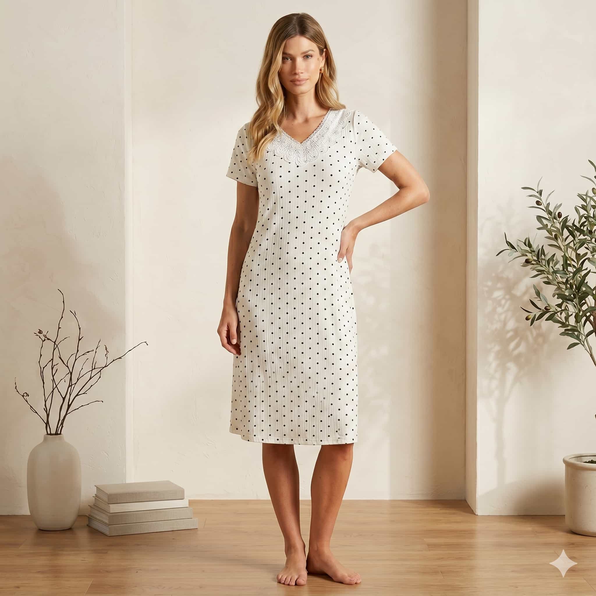 Lace Whisper Women Midi - White