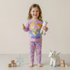Frozen Girls Full Sleeves Pajama Sets - Light Purple