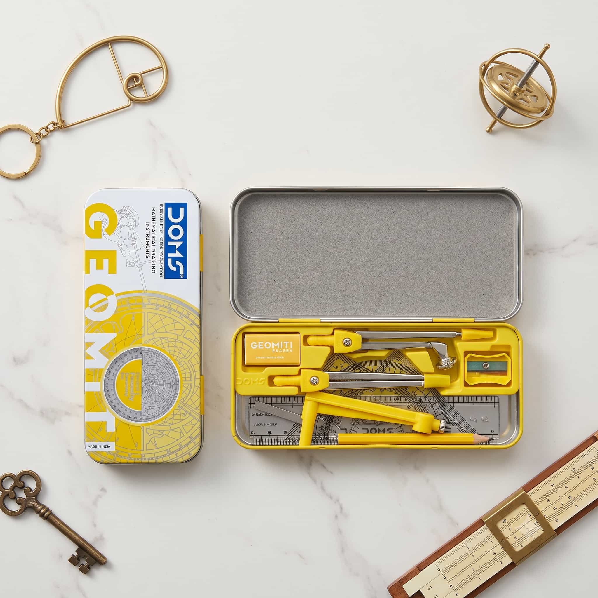 DOMS Geomatri Box - Yellow