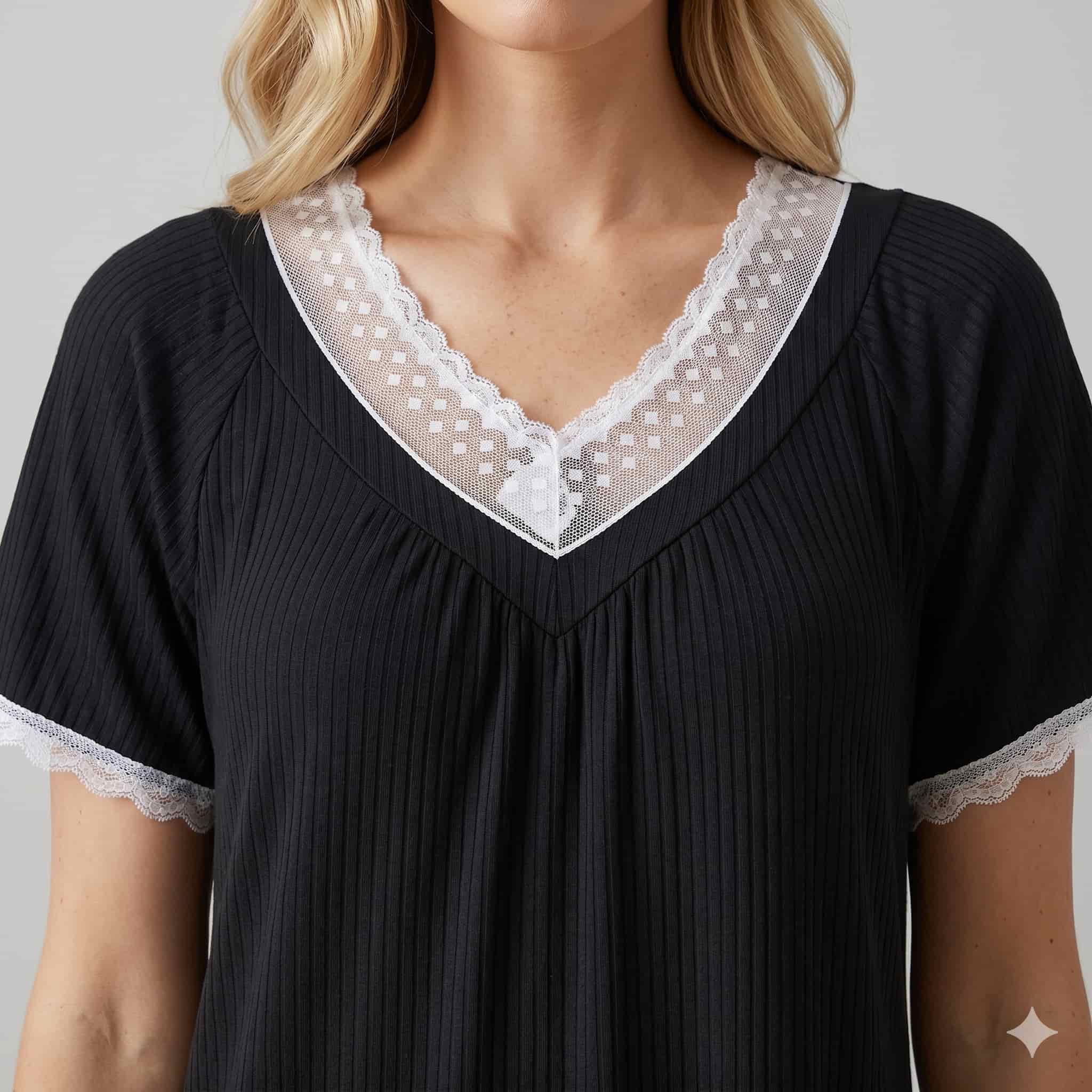 Midnight Lace Women Midi - Black