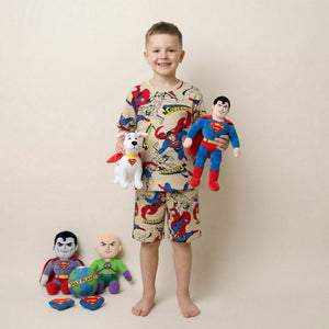 Superman Boys Short Set - Brown