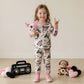 Kuromi Girls Disney Pajama Set - Cream & Black