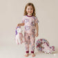 Unicorn Dreams Girls Half sleeves pajama set - Pink