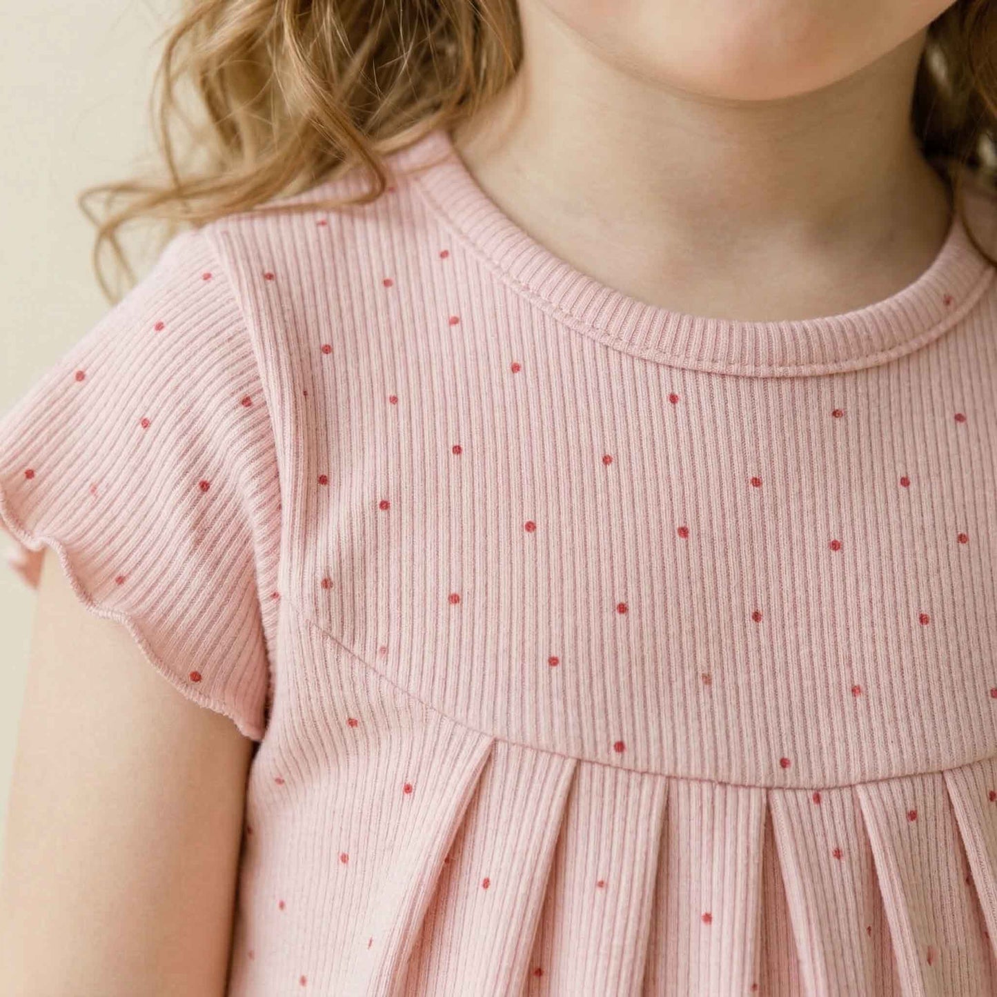 Blush Spot Girls Short Sleeves Pajama Set - Pink