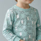 Bear Boys Full Sleeves Pajama Set - Blue