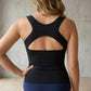 Full-Coverage Waist Training Vest Women Shapewear- Black