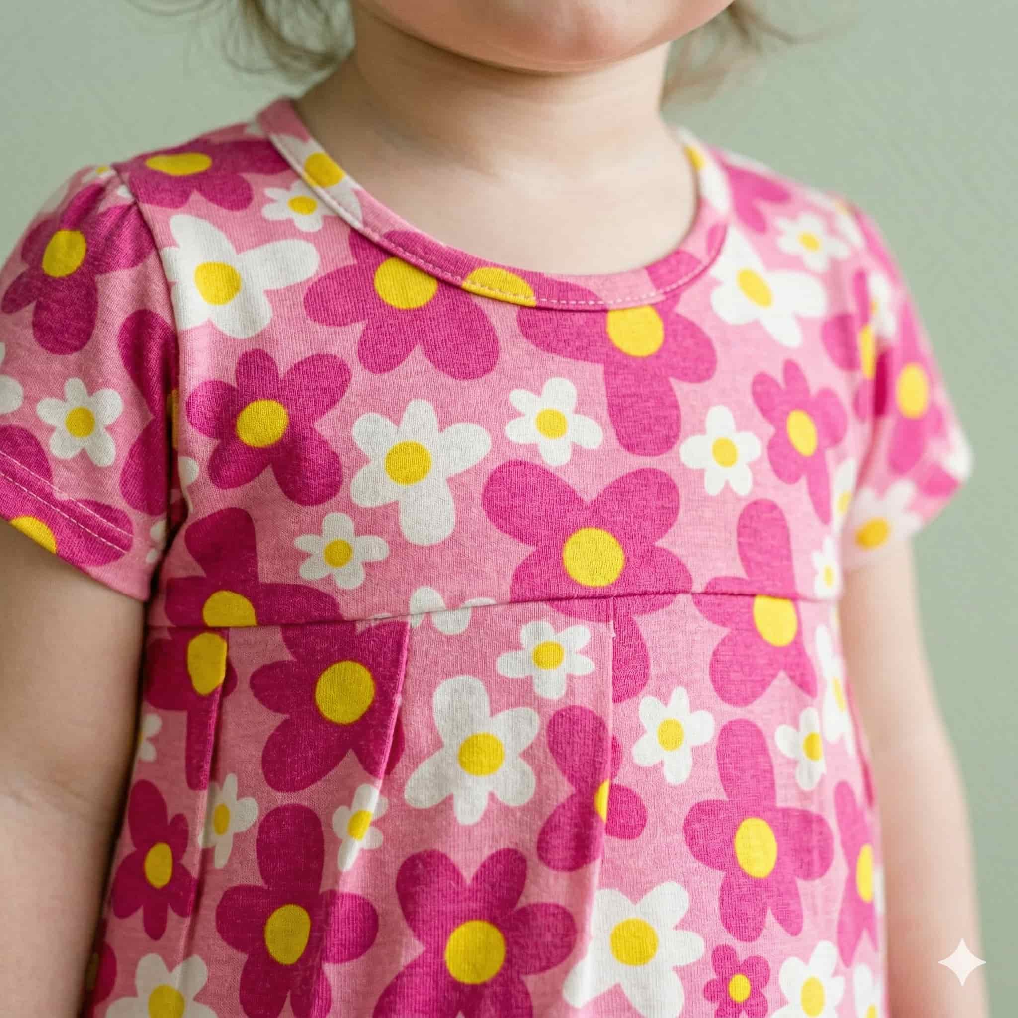 Floral Baby Girl Frock - Pink