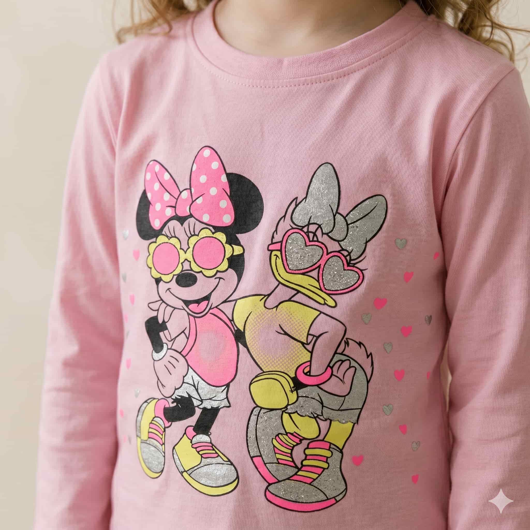 Sunny Spark Girls Full Sleeves Pajama Set - Pink