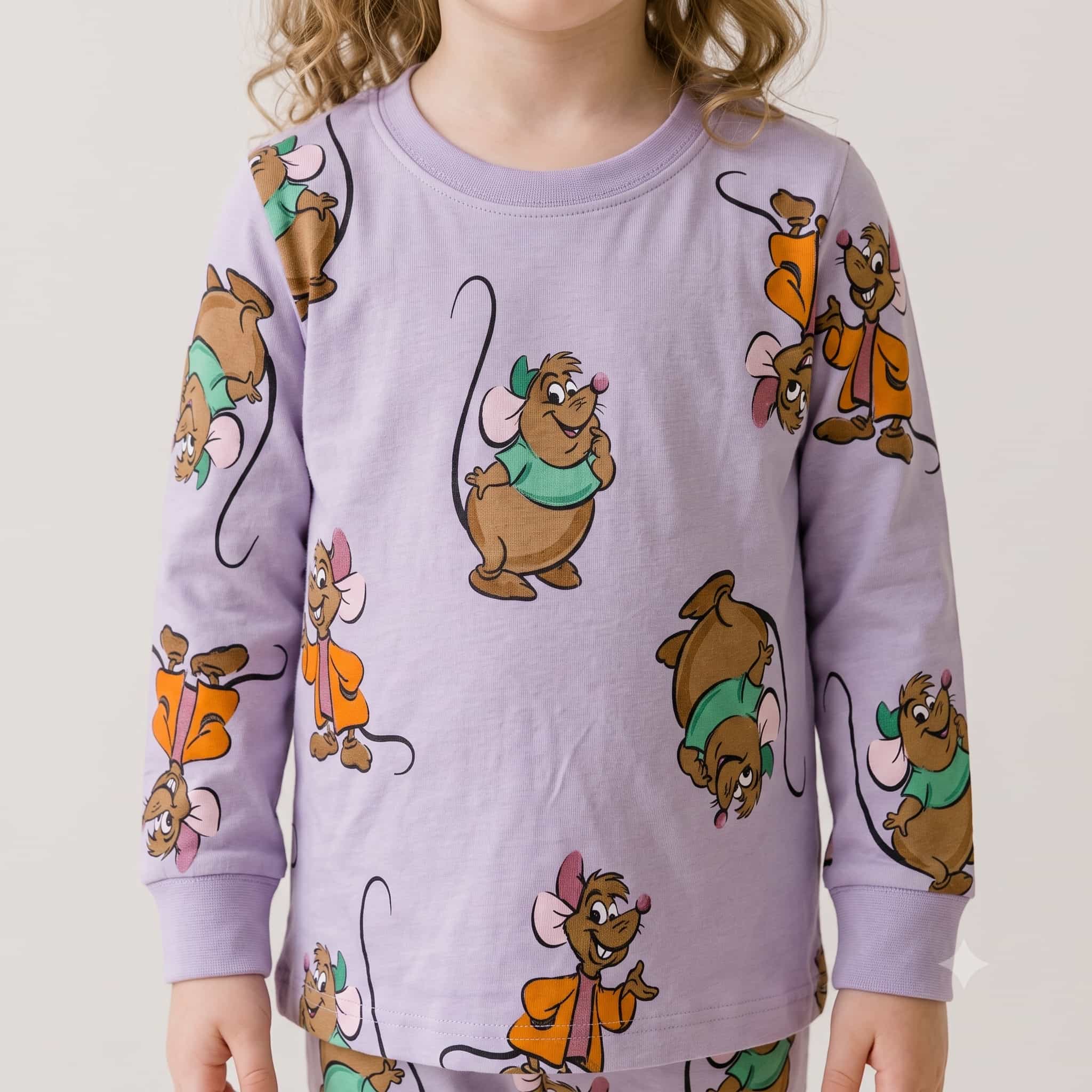 Jaq & Gus Girls Full Sleeves Pajama Set – Lavender