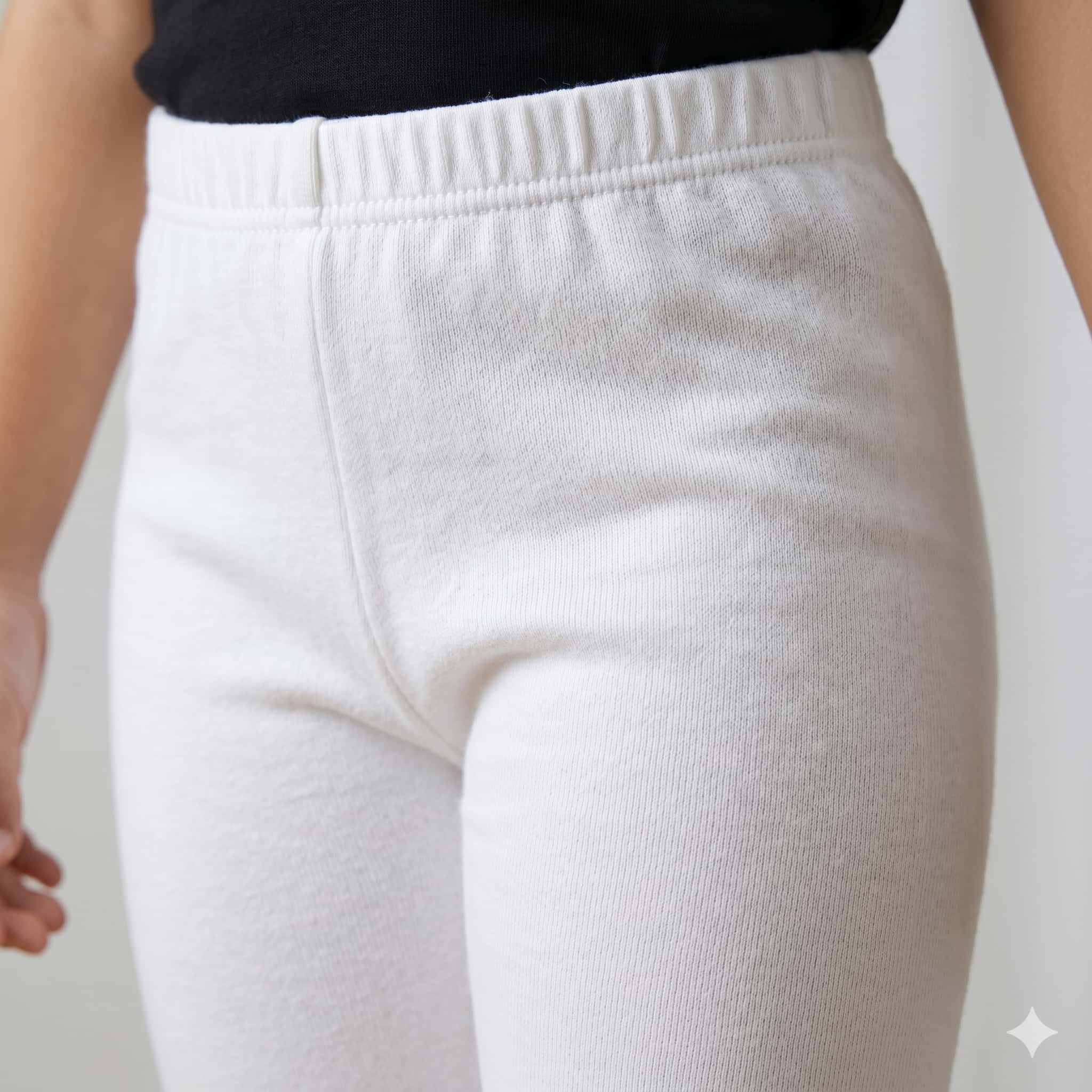 Pure Comfort Girls Leggings - White
