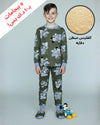 Astro Mickey Boy Fleece Pajamas Set- Sea Green