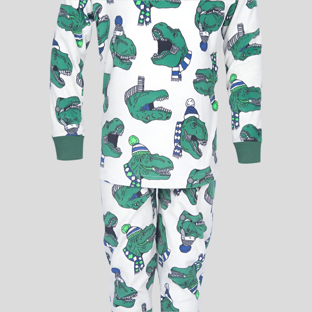 Croc Boys Fleece Pajama Set - Grey