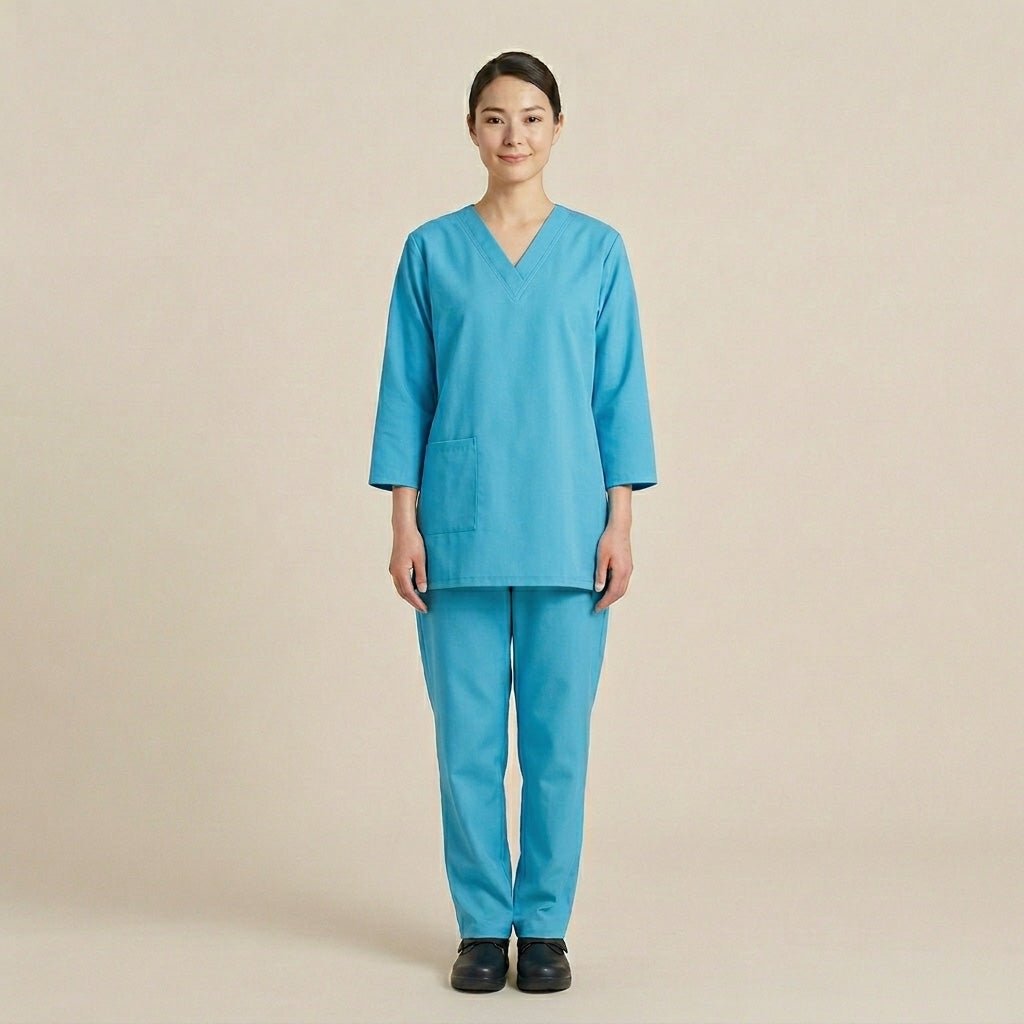 Maid Women Uniform Set - Ocean Blue