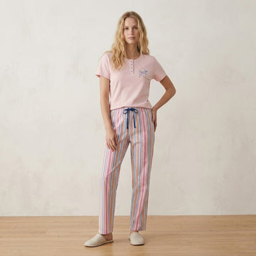 Happy Bambi Women Pajama Set - Pink