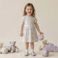 Lilacs Dreams Girls Frock - White