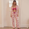 Blossom in Bliss Women Half Sleeves Pajama Set - Pink